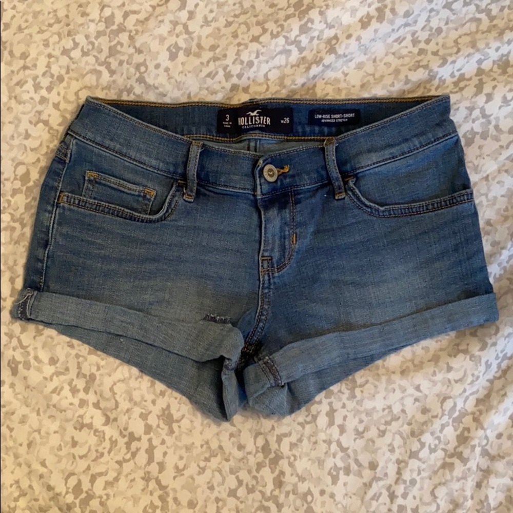 Hollister low rise jeans shorts